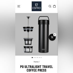 ESPROGO Travel Coffee Press - Black